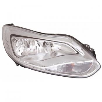 Faro principal DEPO 431-11A4RMLDEM1 Derecha con características de faro delantero, diseñado para vehículos, incluye lente de cristal claro, carcasa resistente a impactos y sistema de iluminación eficiente