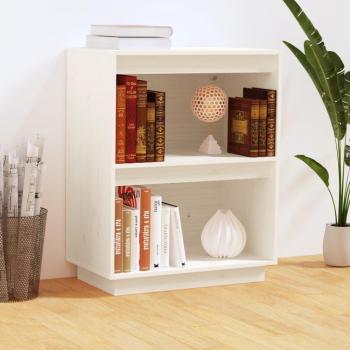 Mueble consola blanca 60x34x75 cm madera maciza de pino