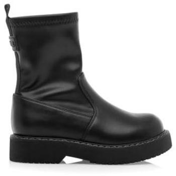 Botines Infantiles Mustang 49016 Martina Negros Casual para Niña