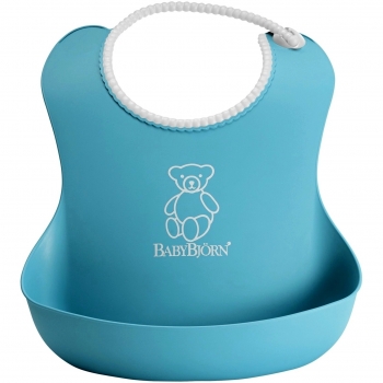 Babero Suave BabyBjörn 046213 en Color Turquesa