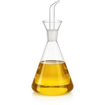 Aceitera de Cristal Antigoteo Cuperinox - 250 ml - Diseño Elegante y Resistente, Apta para Lavavajillas, Ideal para Aceite de Oliva y Vinagre