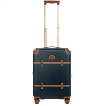 Bric's Bellagio 55 cm Blue Cabin Trolley with 4 Wheels for Unisex