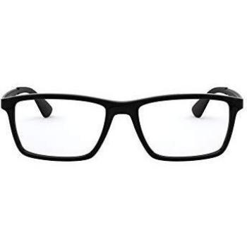 Ray-Ban RB7056 2000 Shiny Black Square Eyeglasses