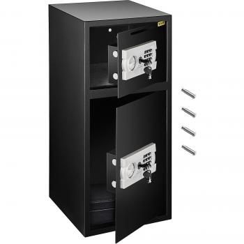 Caja Fuerte Digital de Seguridad Vevor con Doble Puerta y Cerradura, Dimensiones 75 x 34 x 34 cm, Modelo BXG--052