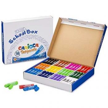 Carioca TEMPERELLO School Box | 42831 - Témperas Solidas en Barra 96 Unidades