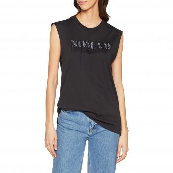REPLAY W3208a.000.22038, Camiseta sin Mangas Mujer, Negro