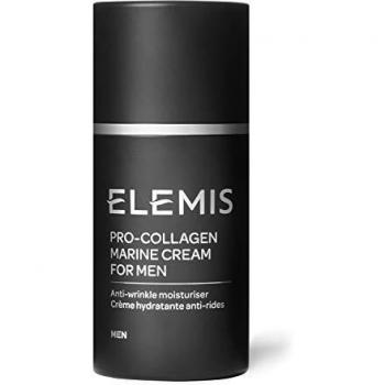 Elemis Pro-Collagen Anti-Wrinkle Moisturiser for Men, Anti-Ageing Face Cream with Padina Pavonica, Ginkgo Biloba & Abyssine, Hydrating Face Moisturiser to Firm & Smooth, Men's Day Cream, 30 ml