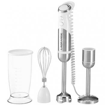 Batidora de Mano Lagrange Mix Pro 1000W 0,8L Acero Inoxidable Blanco