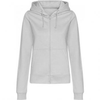 Sudadera con capucha y cremallera completa College Heather para mujer