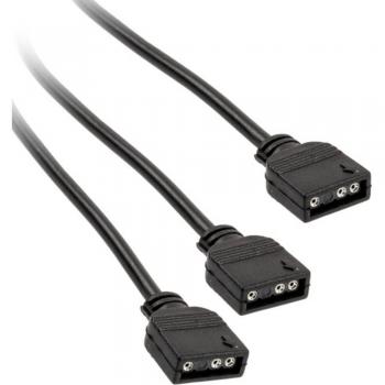Kolink 30cm ARGB Fan Splitter Cable (1x 3-Pin Female to 2x 3-Pin Male)