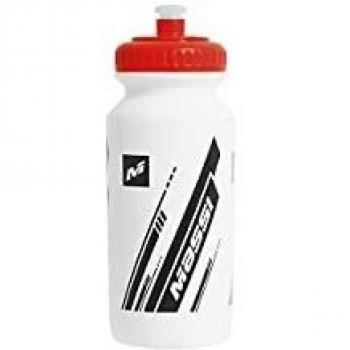 Massi Basic Botellas de Agua, Deportes,Ciclismo, Blanco/Rojo, 500 CC