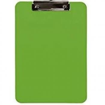 Portanotas q-connect plastico din a4 verde 2,5mm