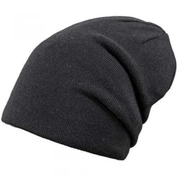 Gorro Beanie Unisex Eclipse Negro - Talla Única con Detalle de Logo