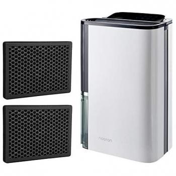 Deshumidificador y purificador de aire Noaton DF 4123 HEPA H13 + 2 filtros de carbono, 23L/24h, hasta 50 m², depósito de 4.5L, desagüe continuo