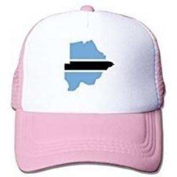 Flag-map Of Botswana.svg Nylon Adult Baseball Cap Trucker Hat