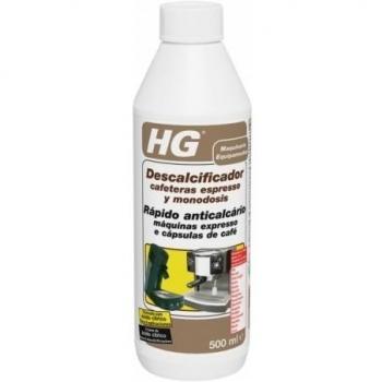 HG Descalcificador cafeteras espresso y monodosis, Inodoro y Biodegradable, 500 ml