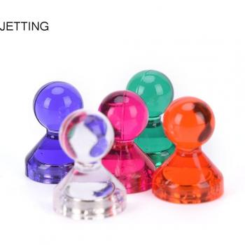 Chinchetas Magnéticas de Neodimio de Color Aleatorio para Pizarra y Frigorífico - Imanes Fuertes DIY