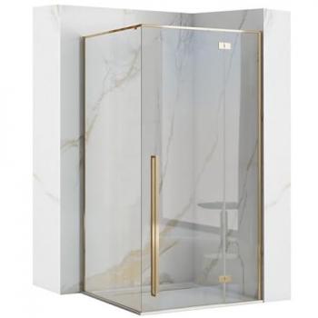 Mampara de Ducha REA Fargo Oro 80x100