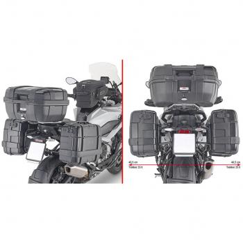 Soporte de maletas laterales Givi Monokey PLO5138MK para BMW S 1000 XR (2020-2021) - negro
