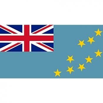 DIPLOMAT-FLAGS Tuvalu Bandera | Bandera Paisaje | 0.06m² | 17x34cm Banderas de Coche