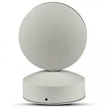Aplique de pared LED 7W IP65 color blanco V-TAC VT-707 3000K