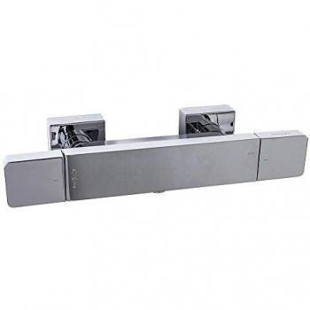 Clever 60134 Grifo de Ducha Termostático sin Accesorios Nine, Xtreme, cromado
