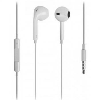 L-Link LL-AM-101-B Auriculares Dentro de oído con Micrófono y Control de Volumen Blanco