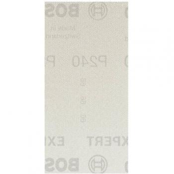 Bosch Malla de Lija EXPERT M480 para Lijadoras Orbitales 93x186mm G240 - Grano 220, 50 Unidades, adecuada para madera dura y pintura sobre madera
