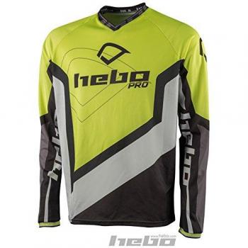 HEBO HE2180LMXL Trial Pro Camiseta, Lima, Talla XL