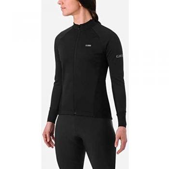 Giro W Chrono Pro Windblocker Jersey - Ropa de Ciclismo para Mujer, Mujer, Ropa para Bicicleta, Negro, Small