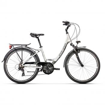 Conor Riverside Bicicleta Ciclismo Mujer, Blanco/Gris, G