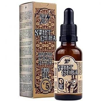 HEY JOE - Beard Oil Nº5 SWEET CHUPA 30ml | Aceite para barba 30ml con ARGÁN, JOJOBA, MACADAMIA y CHUFA. Aroma a LIMÓN Y CANELA