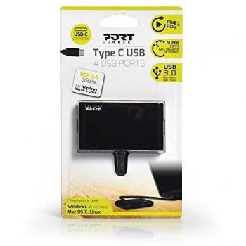 Port Designs 900123 hub de interfaz USB 3.0
