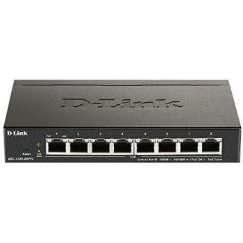 TP-Link TL-SG1008P 8-Port Gigabit PoE Managed Network Switch L2/L3 Power over Ethernet (PoE) Black