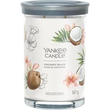 Yankee Candle Coconut Beach Large Tumbler Scented Candle - 567g, Double Wicks, Soy Wax Blend