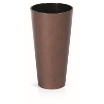 Maceta Prosperplast Tubus Slim Corte 15,5L Cobre