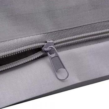 vidaXL set funda edredón 2 piezas algodón blanco 135x200/60x70 cm