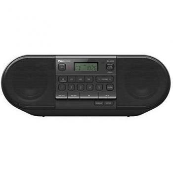 Panasonic RX-D550E-K Radio CD Portátil con Cassette, Bluetooth y USB, Color Negro
