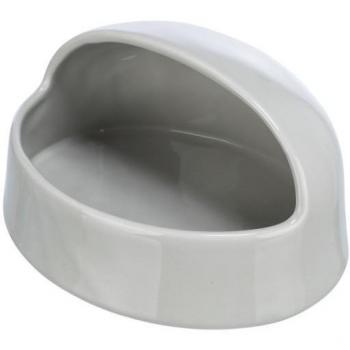 Trixie Gray Ceramic Sand Bath for Hamsters and Degus, 20x10x16 cm