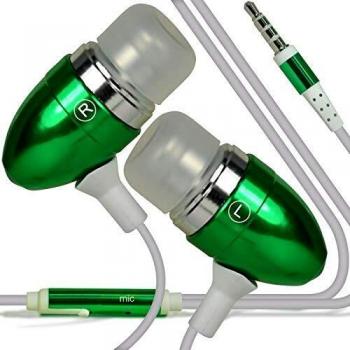 SATYCON Auriculares Manos Libres Android PS4 Jack Verde
