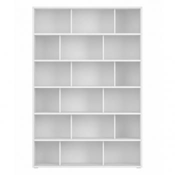 Librería nórdica de madera blanca 140 cm EPURE MILIBOO