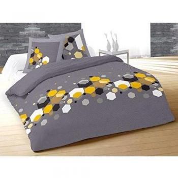 Java 635121 facetas Juego Funda de edredón con 2 fundas de almohada