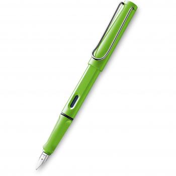 Lamy Safari Fountain Pen Green Fine Nib Cartridge Filling System 1 Piece