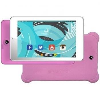 Brigmton KIT Tablet 7 QC 8GB BTPC702 Rosa+P.Silic