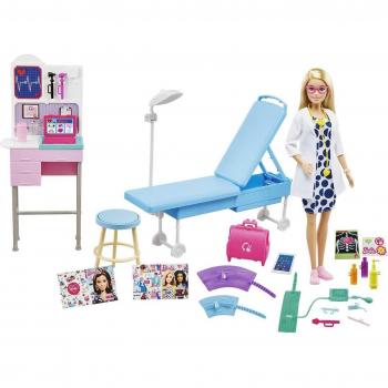 Barbie Tú Puedes ser Muñeca doctora con clínica