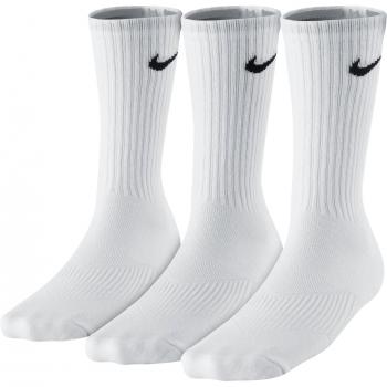 Nike 3P YTH CTN Cush Crew W/Moist, Calcetines unisex niños, pack de 3 unidades,  Blanco, XS
