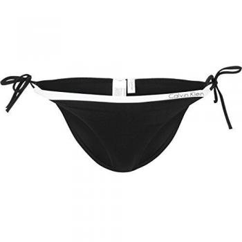 Calvin Klein Underwear String Side Tie W Parte de Abajo del Bikini PVH Black