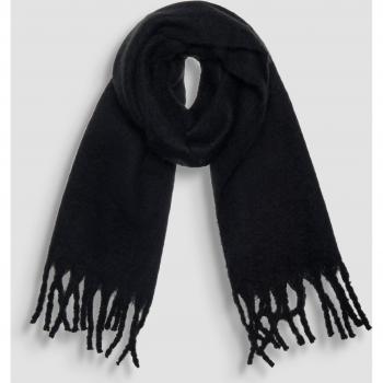 Antony Morato Black Plain Polyester Scarf for Men - One Size