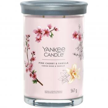 Vela Perfumada Yankee Candle Signature Large Tumbler 567 g Rosa Cereza y Vainilla Grand Tumbler