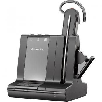 Auriculares POLY Savi 8245 Office DECT USB-A, frecuencia 1880-1900 Mhz, conectividad inalámbrica, diseño ligero y cómodo, micrófono con cancelación de ruido, rango de hasta 120 metros